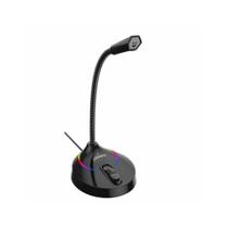Microfone Gamer Profissional de Mesa RGB USB Led Pc GT-GK1 - Lehmox