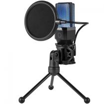 Microfone Gamer Redragon Adne Rgb - Preto - Gm212 Microfone Gamer Redragon Adne Rgb - Preto - Gm212