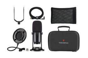 Microfone Gamer Thronmax M2P-Kit Usb-C Superior Hyperx Quad - Aj Som Acessórios Musicais