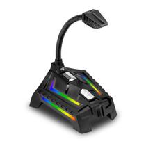 Microfone Gamer Unidirecional Alta Sensibilidade LED RGB-ELG