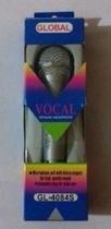 Microfone Global Gl - 4084s Com Fio Vocal Para Karaoke