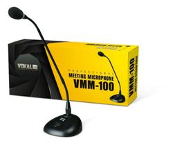 Microfone Gooseneck De Mesa Vokal Vmm100 Condenser Cardióide (C/Fio)