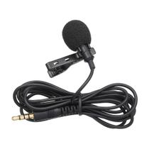 Microfone Handsfree Condensador De Lapela Com Clip Externo 3,5 Mm