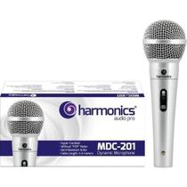 Microfone Harmonics MDC201 Dinâmico Supercardióide Prata F002