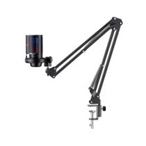 Microfone Havit RGB Com Braço Articulado GK50PRO Microfone Havit RGB Com Braço Articulado GK50PRO