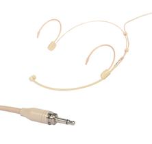 Microfone headset c/ fio p/ body pack,Uni,6 mm,rosca externa