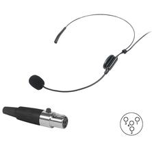 Microfone headset c/ fio p/ body pack,Uni,9,7 mm,XLR 4 pinos Microfone headset c/ fio p/ body pack,Uni,9,7 mm,XLR 4 pinos