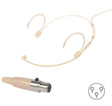 Microfone headset c/ fio p/ body pack,Uni,mini XLR 3 pinos Microfone headset c/ fio p/ body pack,Uni,mini XLR 3 pinos