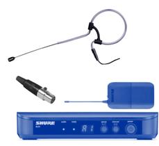 Microfone Headset c/Fio,Unilateral,Omnidirecional,4 mm,Conector 4 pinos,p/ Body Pack Shure BLX/PGX