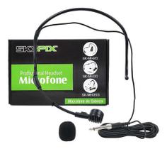 Microfone Headset Com Fio Sk-mh20 P2/p10 Palestra Reunião