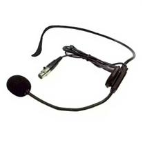 Microfone Headset Fitness Mini XLR 3 Pinos Bodypack