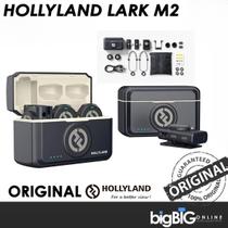 Microfone Hollyland Lark M2 Duo Combo Duplo Para 2 Pessoas Cor Preto