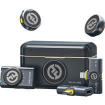 Microfone hollyland lark m2 duo sistema de microfone combo Microfone hollyland lark m2 duo sistema de microfone combo