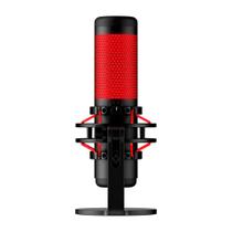 Microfone HyperX QuadCast Antivibração Condensador USB LED Vermelho - 4P5P6AA