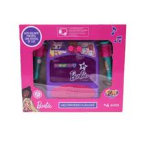 Microfone Infantil - Barbie - Meu Primeiro Karaokê - Fun Divirta-se Microfone Infantil - Barbie - Meu Primeiro Karaokê - Fun Divirta-se