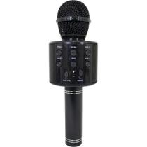 Microfone Infantil Bluetooth Para Karaokê Spring Kids SPK015 Preto