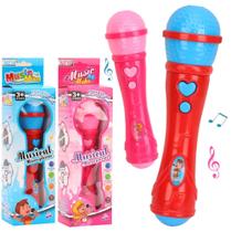 Microfone Infantil Brinquedo Musical Karaokê - Plus