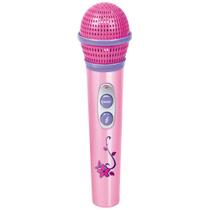 Microfone Infantil Com 12 Melodias - Rosa - MCR-231 - Fenix