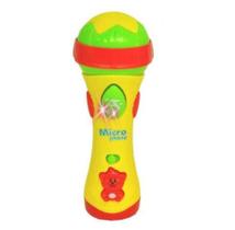 Microfone Infantil Com Luz E 12 Sons Primeiro Microfone - Dm