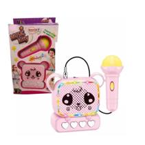 Microfone Infantil E Caixa De Som Music Kitty