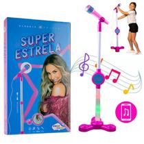 Microfone Infantil karaoke bluetooth Pedestal Menina - Toys & Toys
