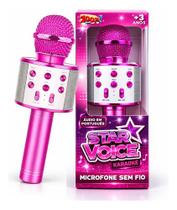 Microfone Infantil Karaokê Bluetooth Sem Fio Usb - Zoop Toys -