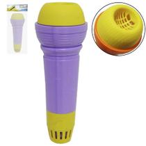 Microfone Infantil Micro Eco Fone Colors Na Solapa - Funny Toys
