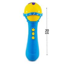 Microfone Infantil Musical Baby AND FUN Azul - 32808