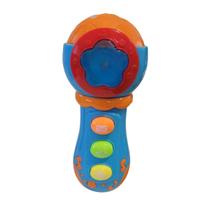 Microfone Infantil Musical Interativo Azul - Unitoys