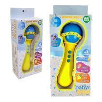 Microfone Infantil Musical Voz E Musica Brinquedo Baby e Fun - Baby Fun