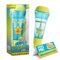 Microfone IPIDIPI TOYS Echo para crianças com luz intermitente azul/amarelo