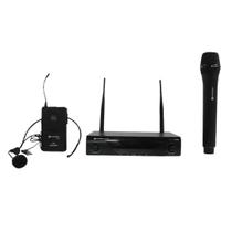 Microfone Kadosh K-412C Sem Fio Dinâmico Cardioide Bastão e Headset UHF - K412C Microfone Kadosh K-412C Sem Fio Dinâmico Cardioide Bastão e Headset UHF - K412C