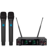 Microfone Kadosh K-492M Duplo Dinâmico Cardioíde s/ Fio Rec