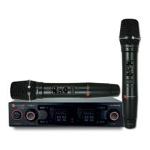 Microfone Kadosh K502M UHF Sem Fio Duplo de Mão
