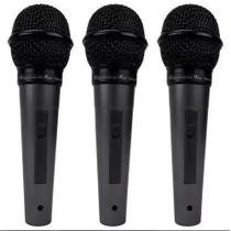 Microfone Kadosh KDS300 Kit com 3 + cabos Chave Liga/Desliga Microfone Kadosh KDS300 Kit com 3 + cabos Chave Liga/Desliga