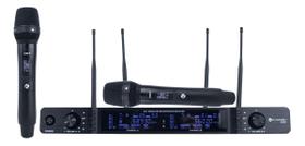 Microfone Kadosh Sem Fio K-622m Mão/mão Mult Frequências Cor