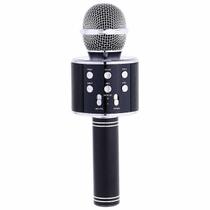 Microfone Karaoke Bluetooth 2 Alto-Falant Usb Ws-858