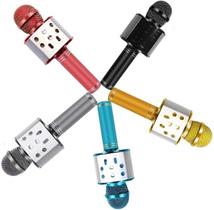 Microfone Karaokê Bluetooth Efeito De Voz Recarregável Modo Selfie