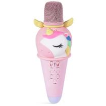 Microfone Karaoke Bluetooth Infantil Personagem