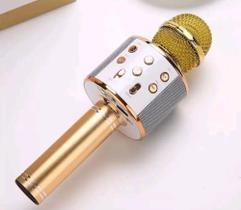 Microfone karaoke Bluetooth Modo Gravação - HI-FI