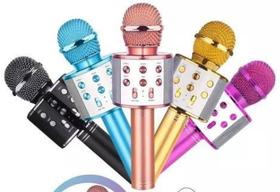 Microfone Karaoke Bluetooth Usb Led: Ilumine Sua Performance