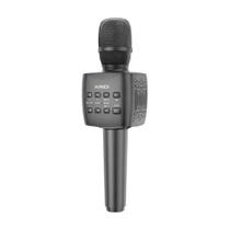 Microfone Karaokê Com Bluetooth Muda Voz Led kd-8202