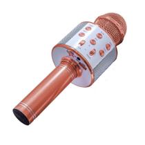Microfone Karaoke Com Bluetooth Rose Cks