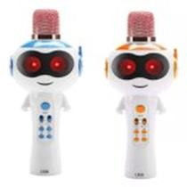 Microfone Karaoke Crianças Com Bluetooth Colorido Efeito Voz
