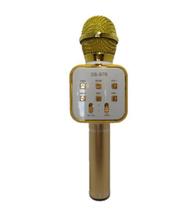 Microfone Karaoke Dourado Modelo: Ws-1818