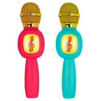 Microfone Karaokê Infantil Recarregável C/ Efeito de Voz - Dm Toys Microfone Karaokê Infantil Recarregável C/ Efeito de Voz - Dm Toys