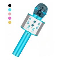 Microfone Karaoke Infantil Usb Bluetooth Caixa De Som ul