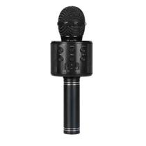 Microfone Karaoke Sem Fio Bluetooh Infantil Minimen Preto