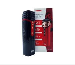 Microfone Karaokê Sem Fio Conexão Bluetooth Mt-1038 Tomate