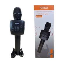 Microfone karaokê sem fio portátil e recarregável